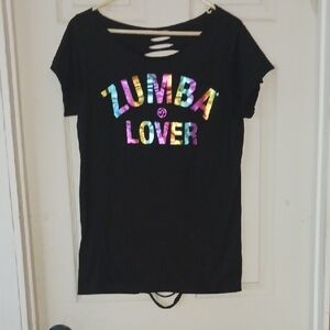 Black Zumba Lover T-Shirt